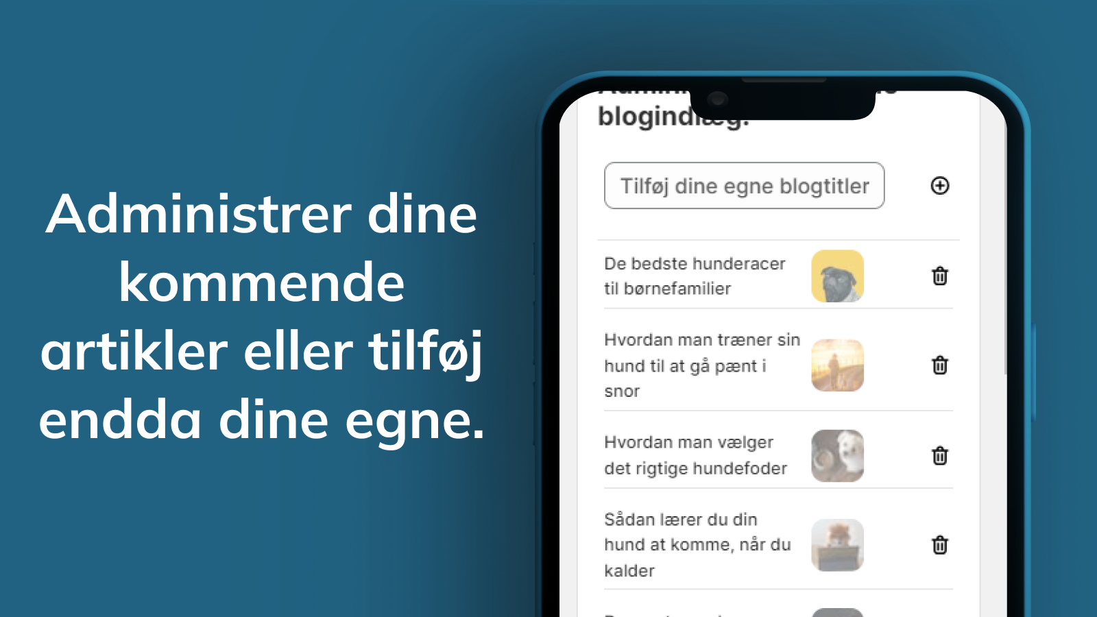 Effektiv håndtering af kommende blogs