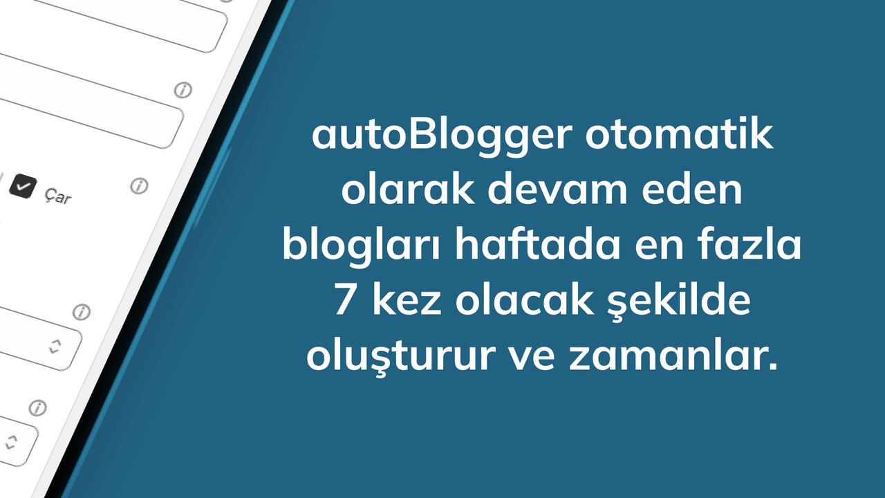 Zamanlanmış ve tutarlı blog oluşturma