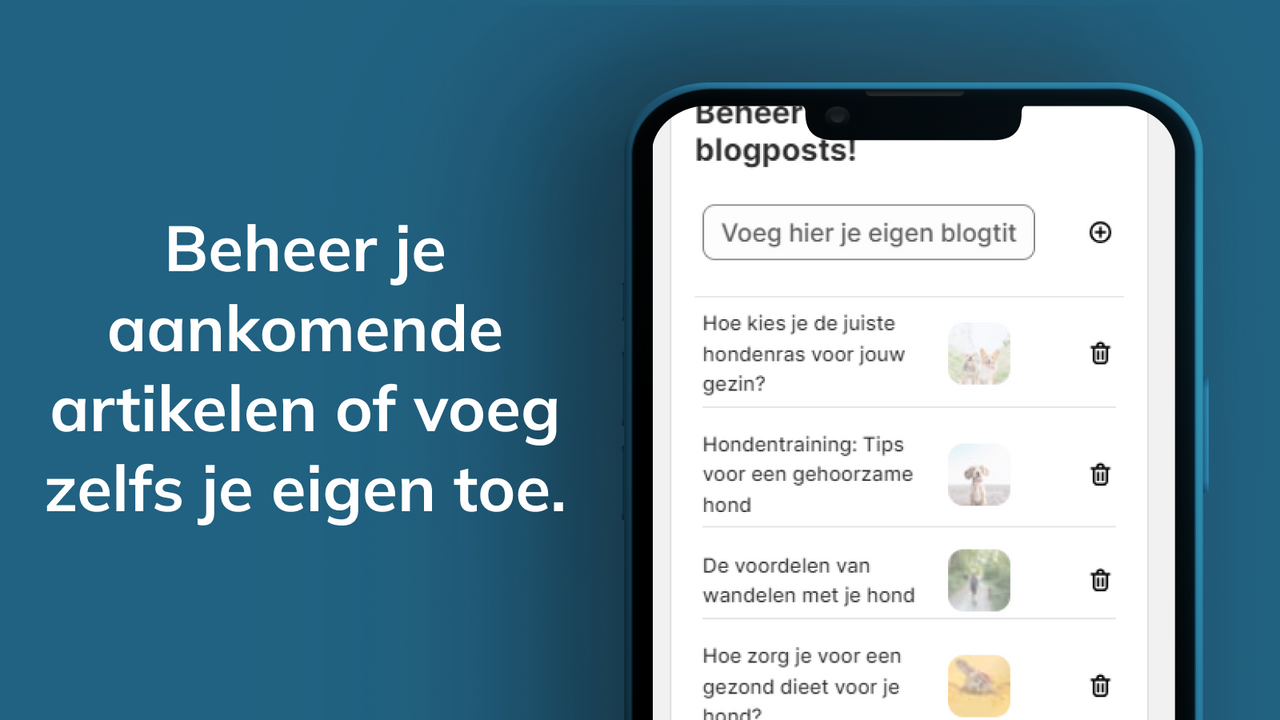 Efficiënt beheer van aankomende blogs