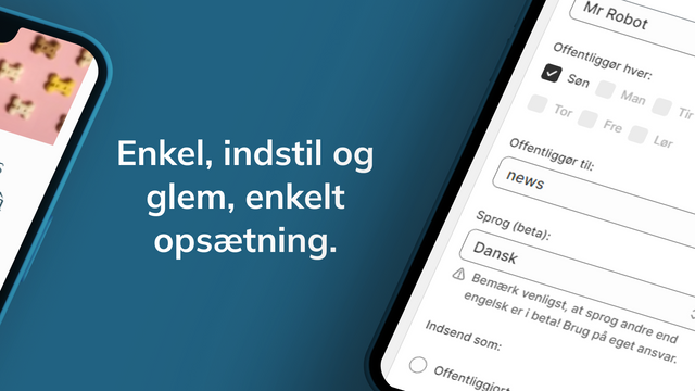 Problemfri én-gangs opsætning til oprettelse af blog