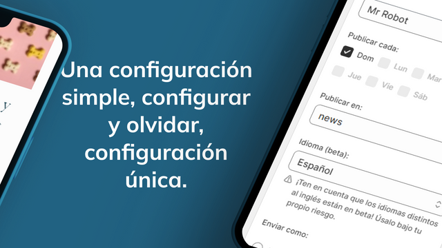 Configuración sin esfuerzo para la creación de blogs.