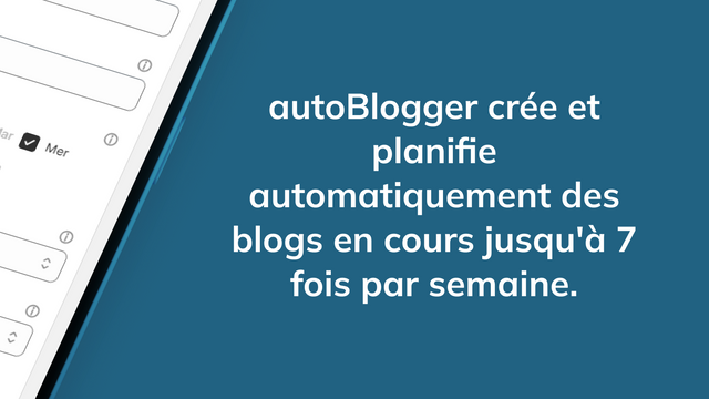 Génération planifiée et régulière de blogs