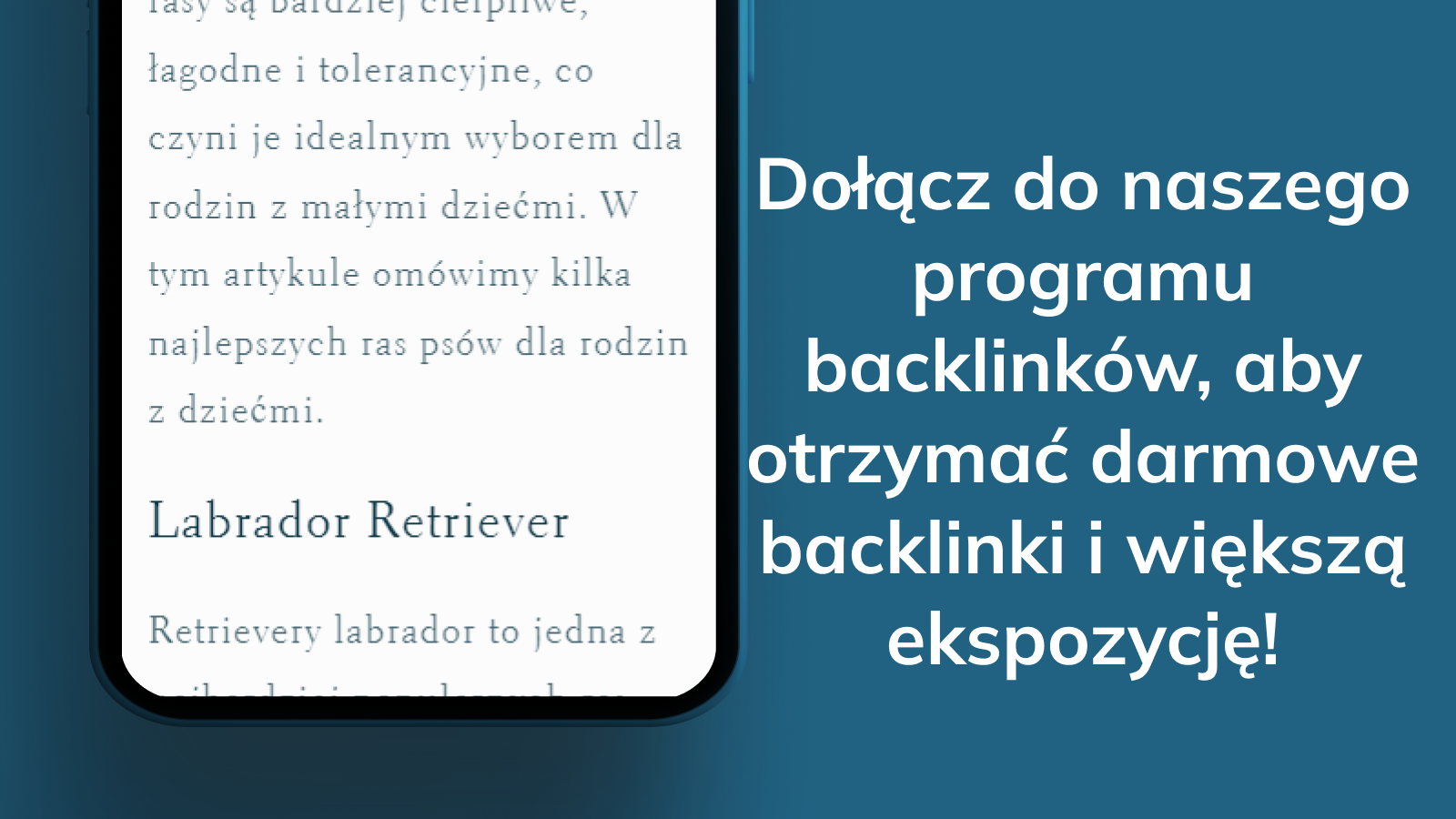 Dołącz do programu backlinków dla jeszcze większej ekspozycji.