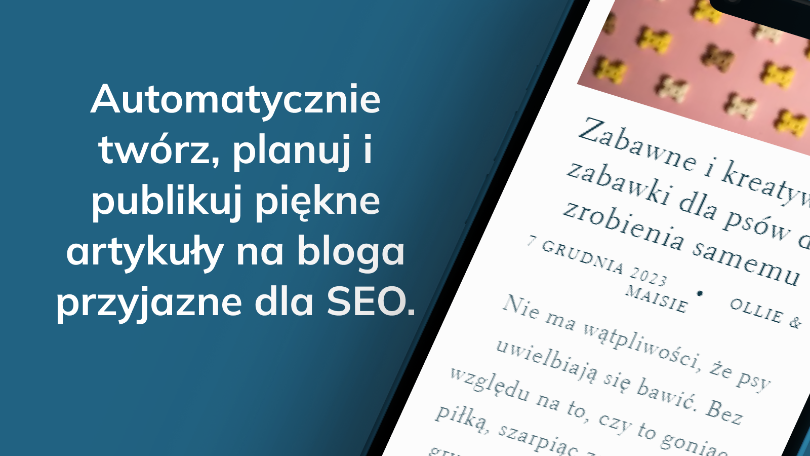 Automatyczne tworzenie i publikowanie bloga przyjaznego dla SEO