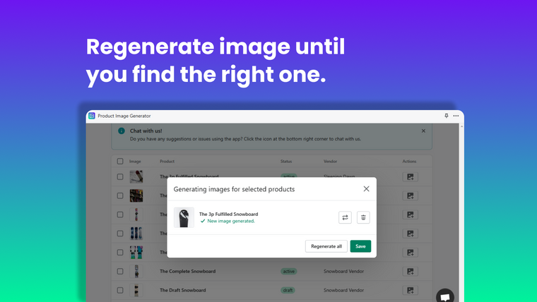 Imagenie: AI product images Screenshot