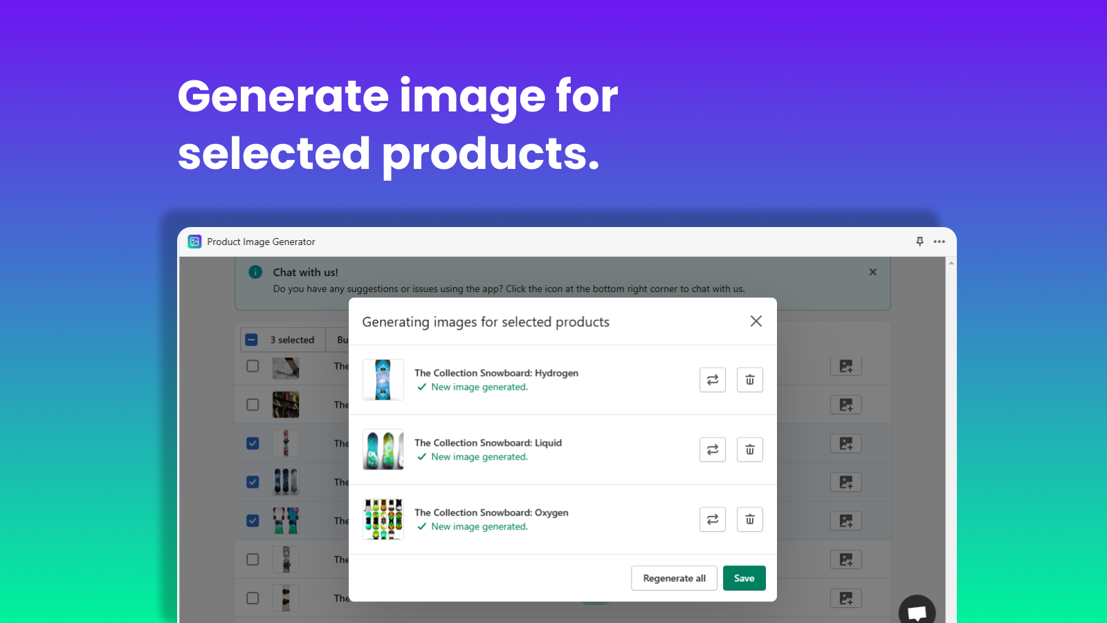 Imagenie: AI product images Screenshot