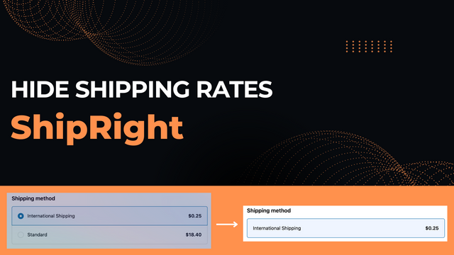 Hide shipping rates shopify checkout