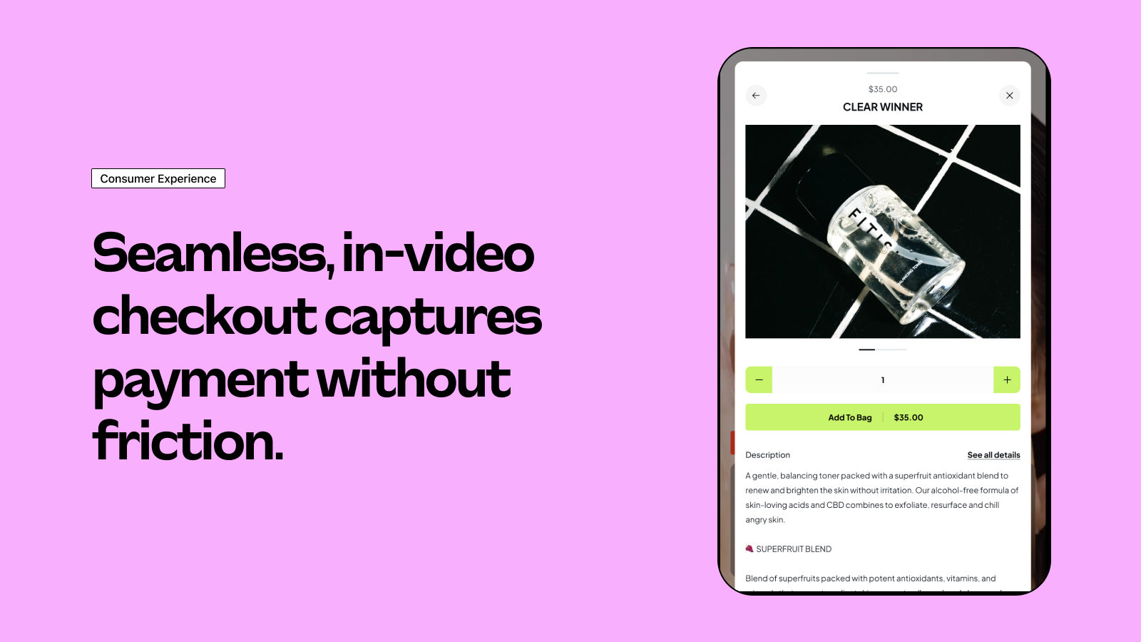 Novel Shoppable Video & UGC Screenshot