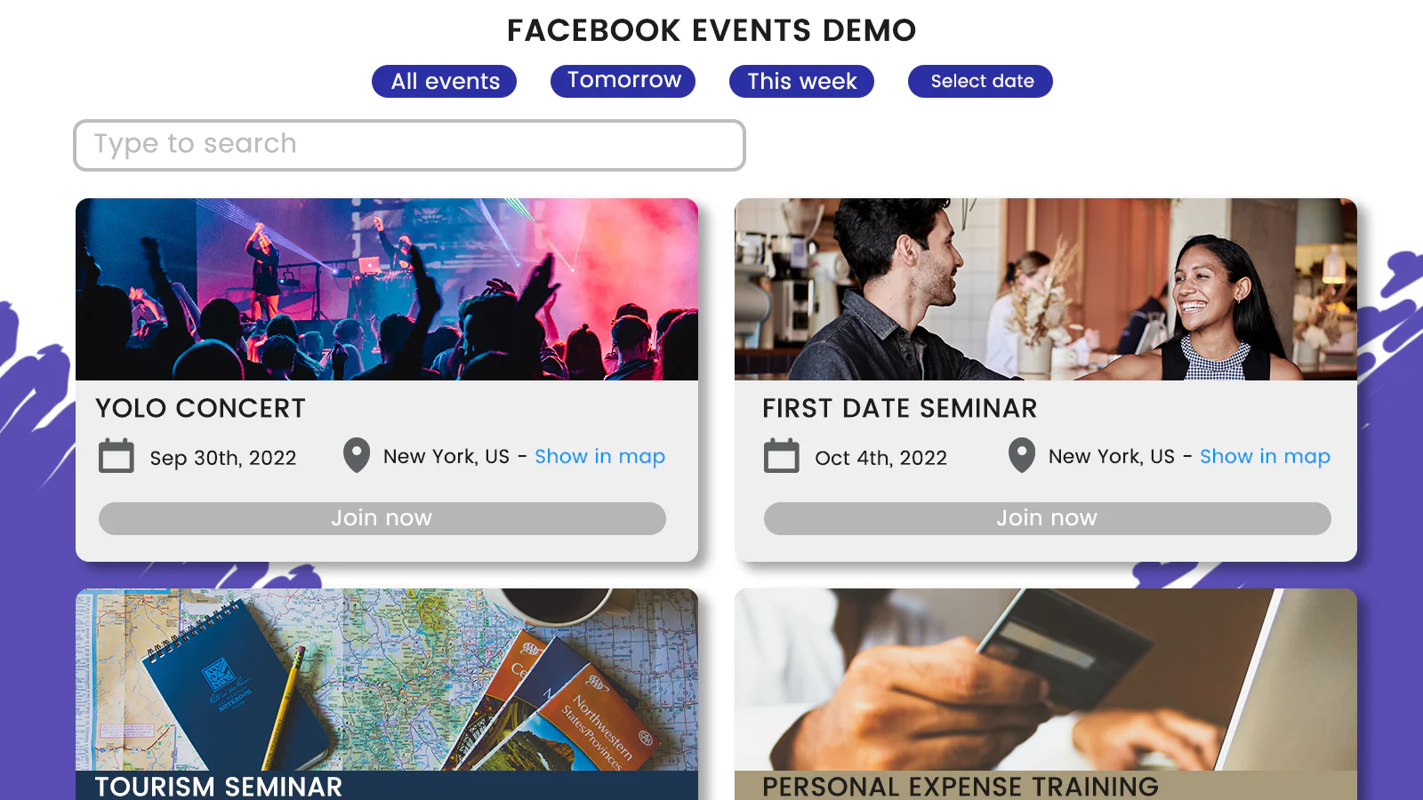 facebook layout design