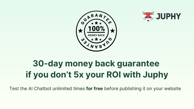 30-day money back guarantee if you don't 5x your ROI