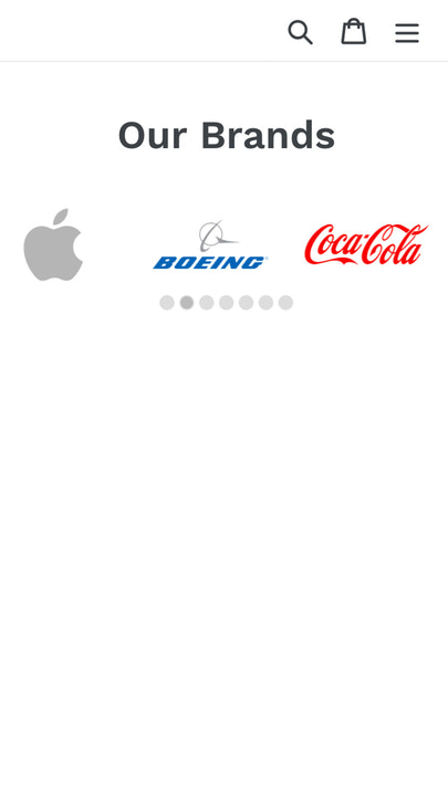 Good Logo Lists - Ejemplo de lista de logotipos de carrusel móvil