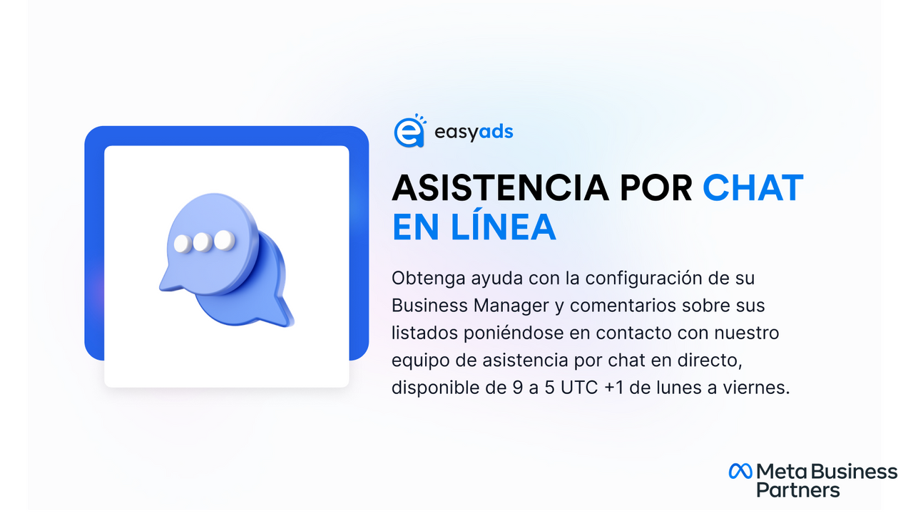 Nuestro equipo está fácilmente localizable por chat