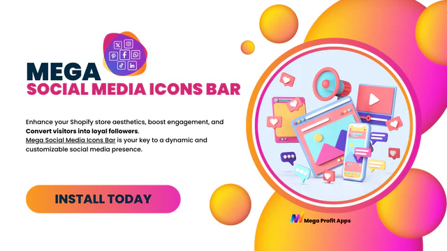 Mega Social Media Icons Bar: Seamless Social Integration