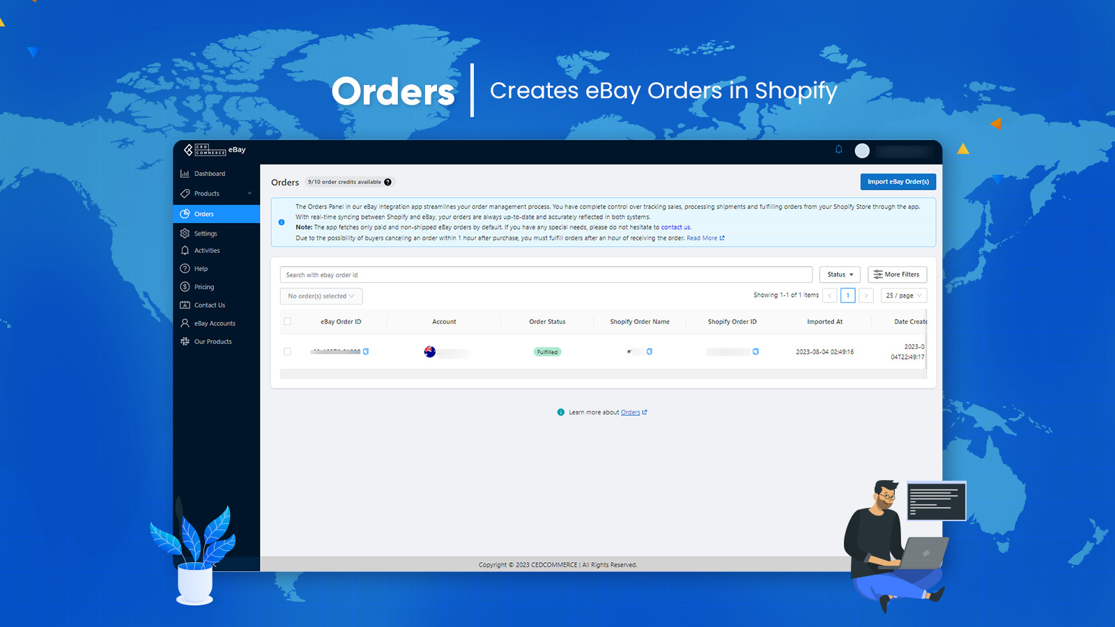 manage eBay orders