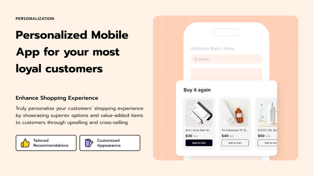 Shopify mobiele app functies voor Zapiet Store Pickup en Delivery
