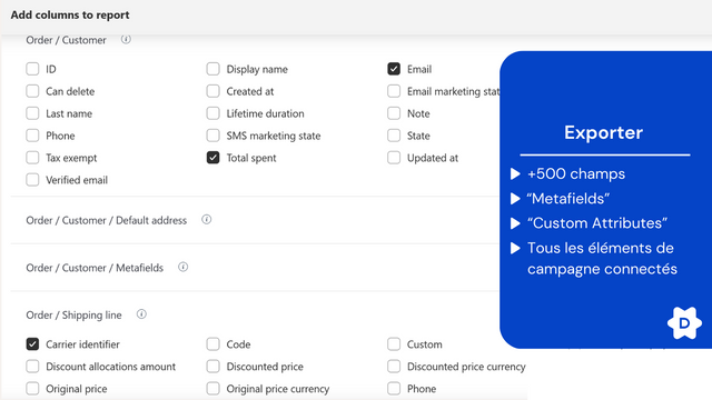 Export Data