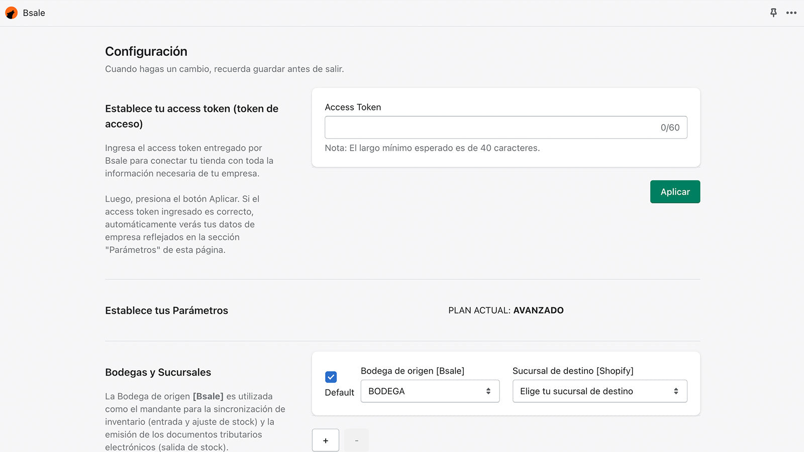 Bsale (Chile) Screenshot