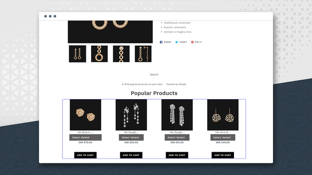 Populair product op productpagina