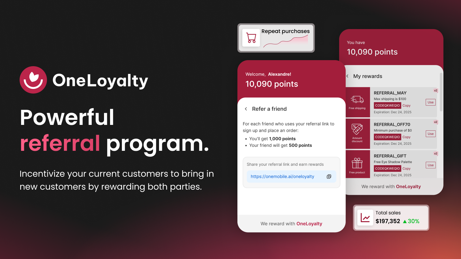 Enjoy a powerful referral program.