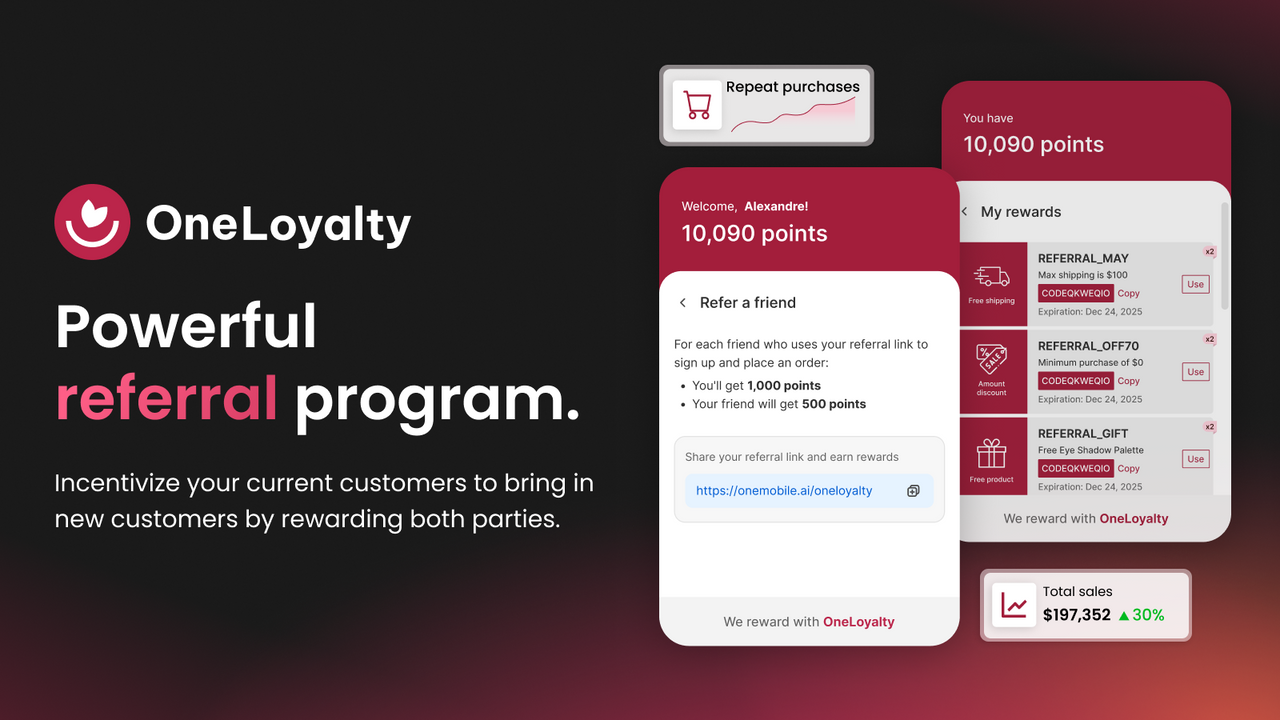 Enjoy a powerful referral program.