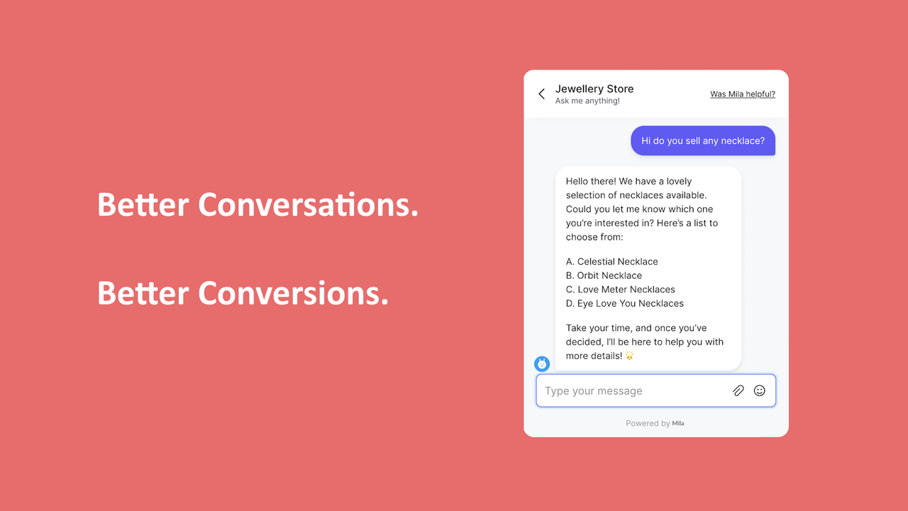 Better conversations, better conversions