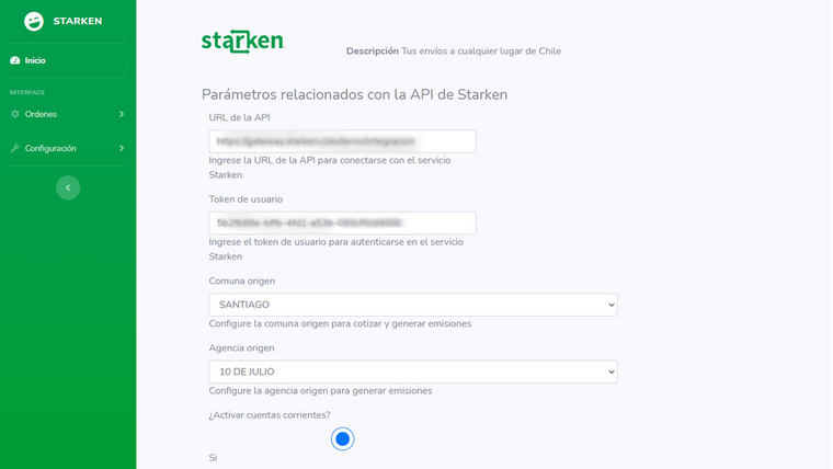 Starken Screenshot