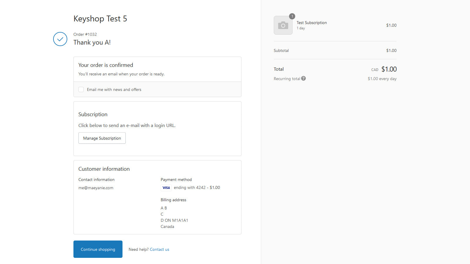 Toegang tot abonnementsportaal met optionele accounts.