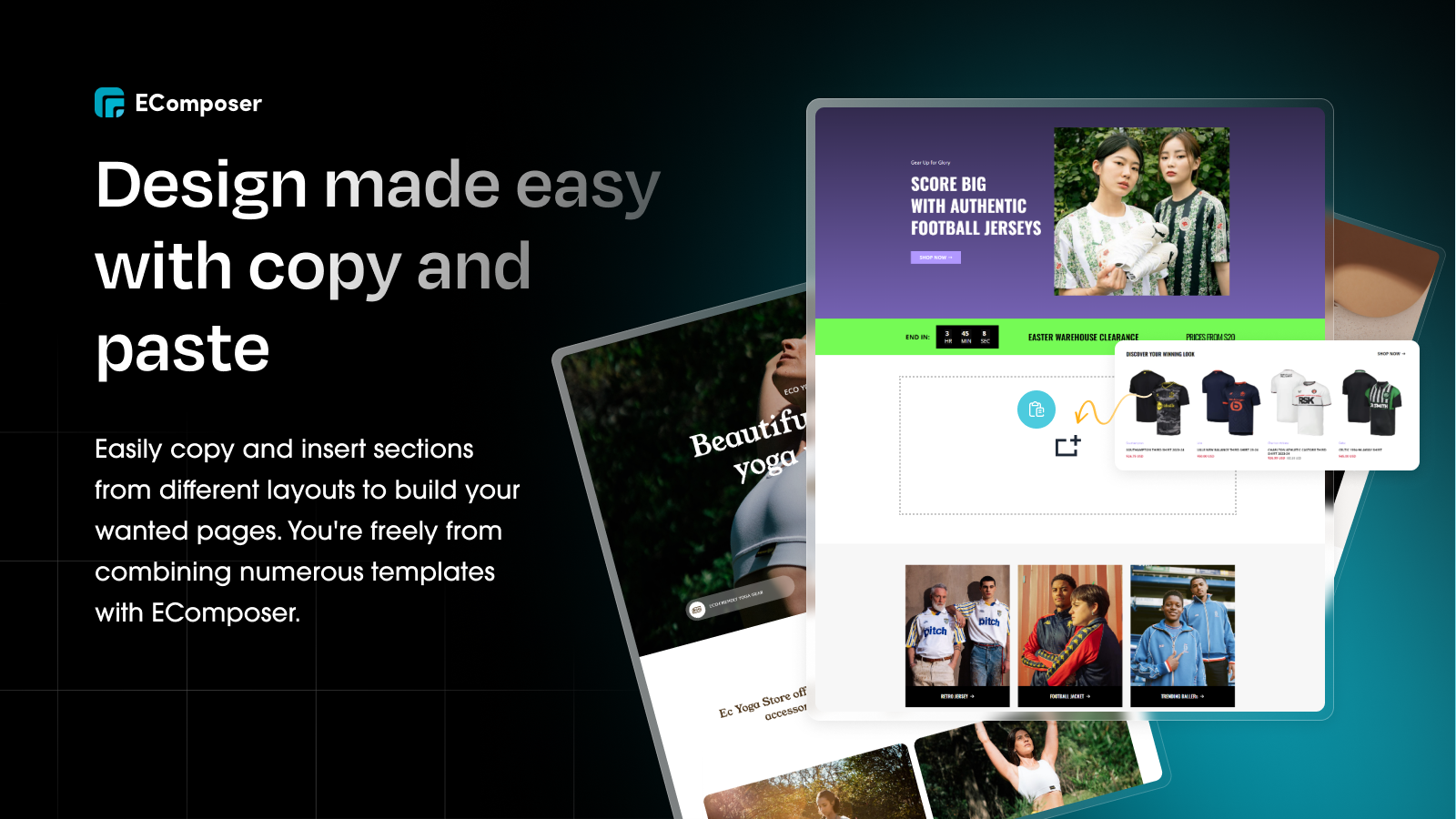 EComposer Landing Page Builder Screenshot