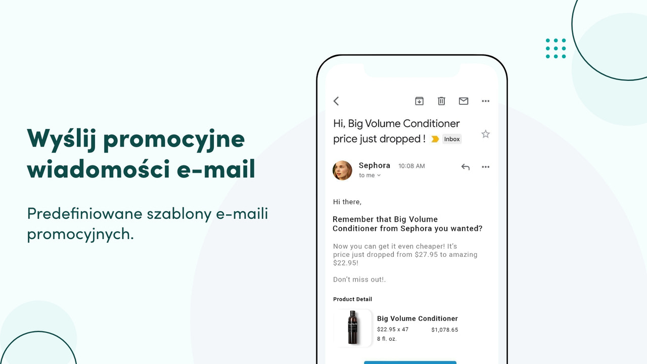 Wyślij promocyjne wiadomości e-mail