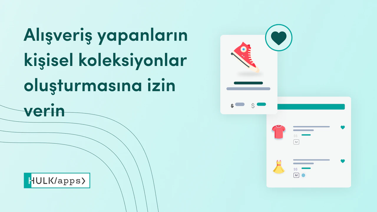 HulkApps tarafından Shopify Gelişmiş İstek Listesi uygulaması