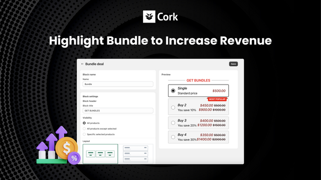 Cork - App de paquetes de productos