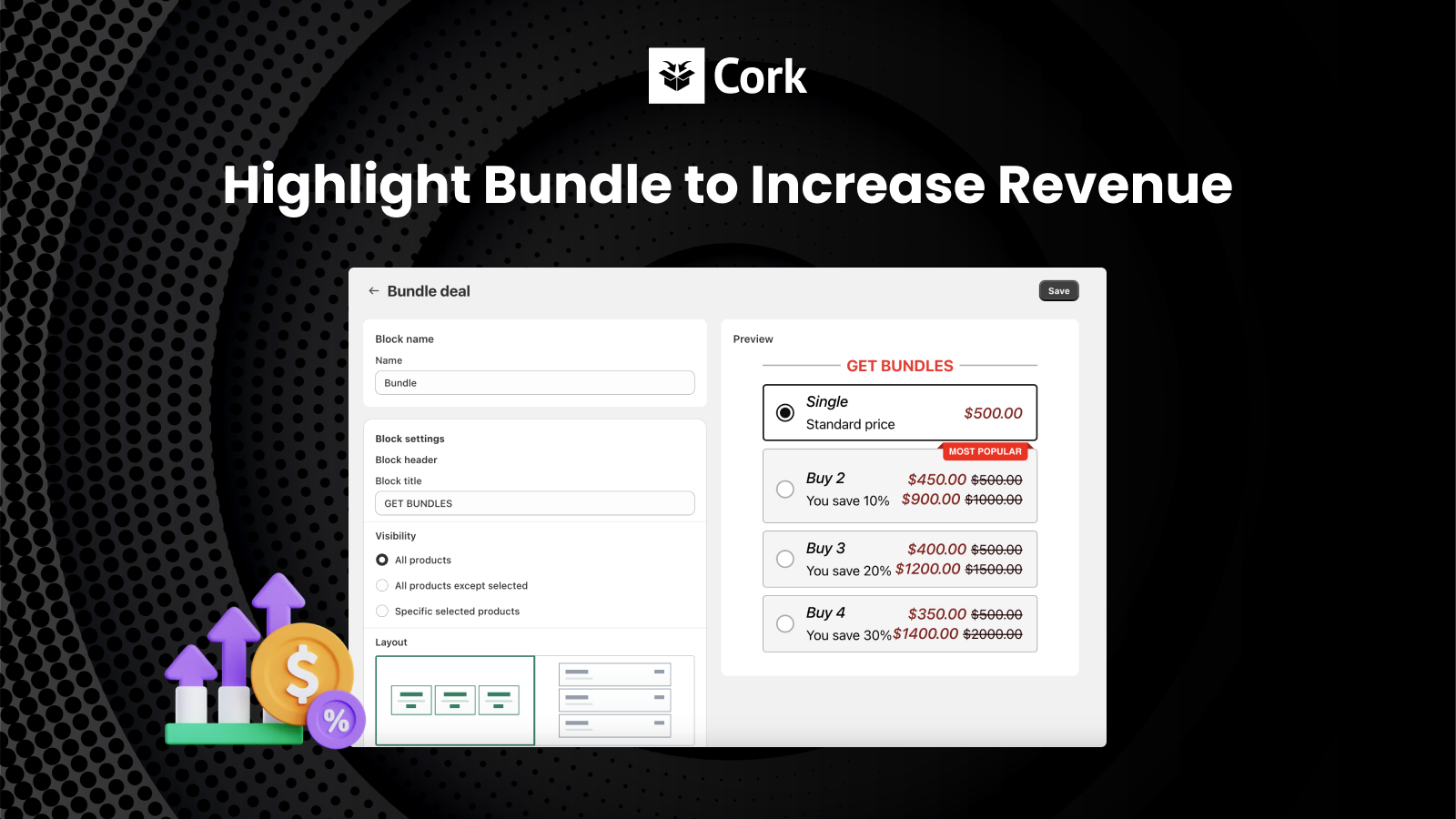  Cork - Application de lots de produits