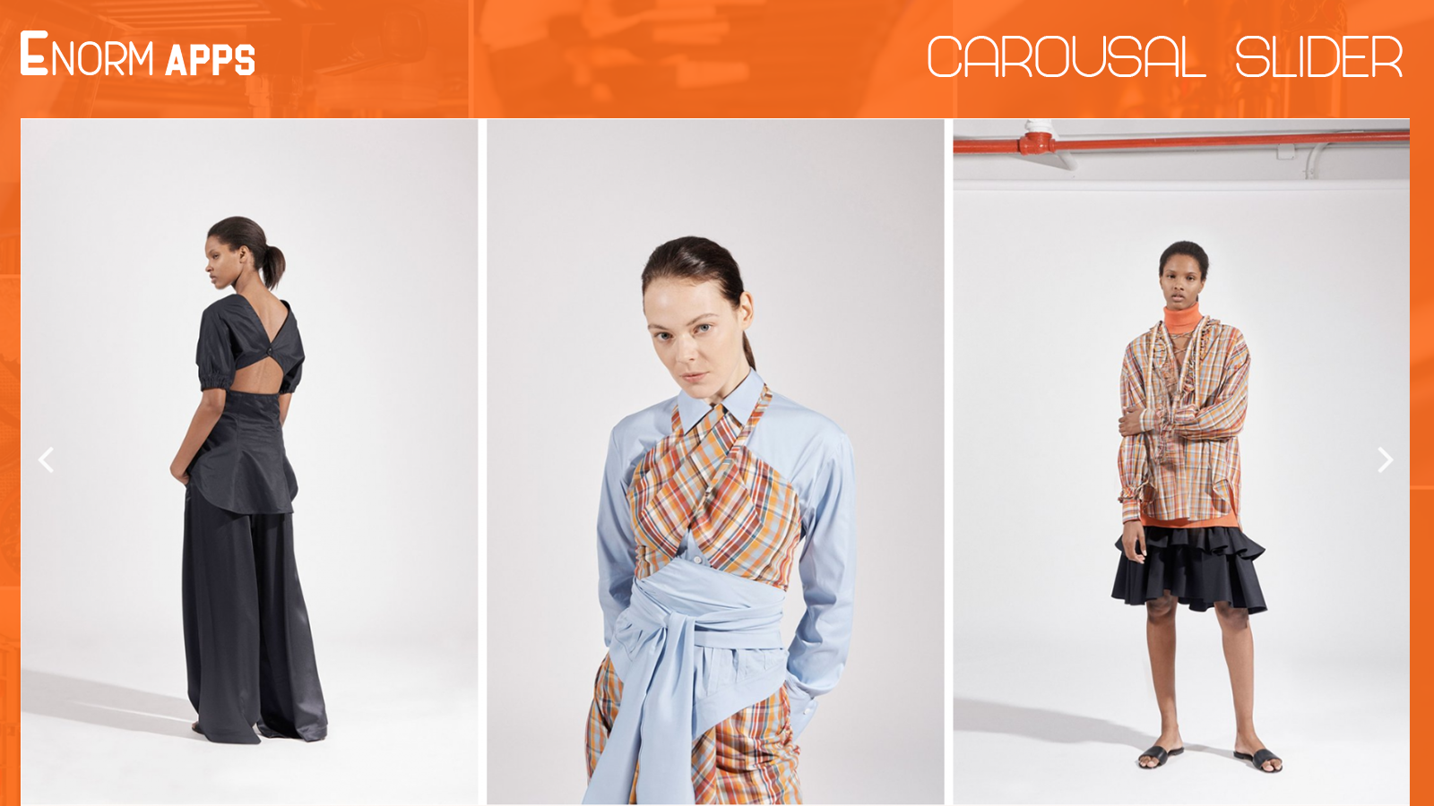 Carrusel de Lookbook de Enormapps