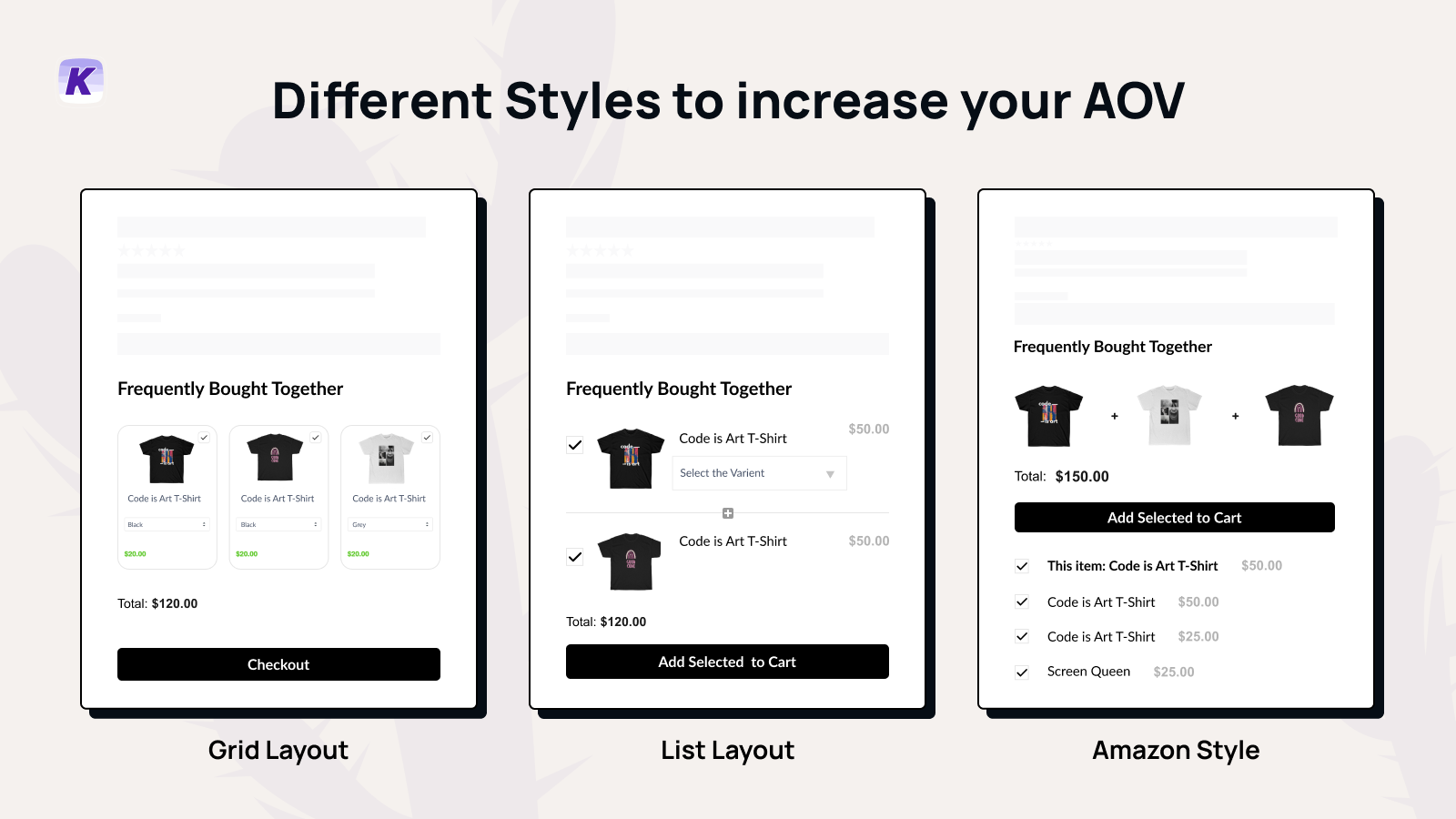 Styles multiples 