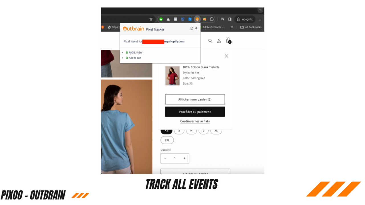 suivi du pixel outbrain