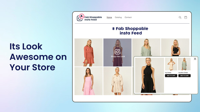 Shoppable Instagram-feed