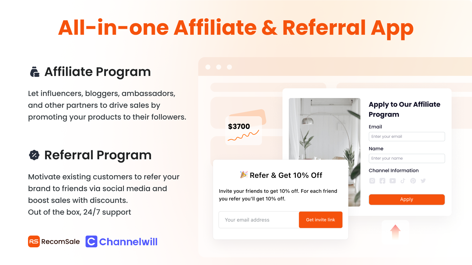 All-in-one Affiliate & Referral App
