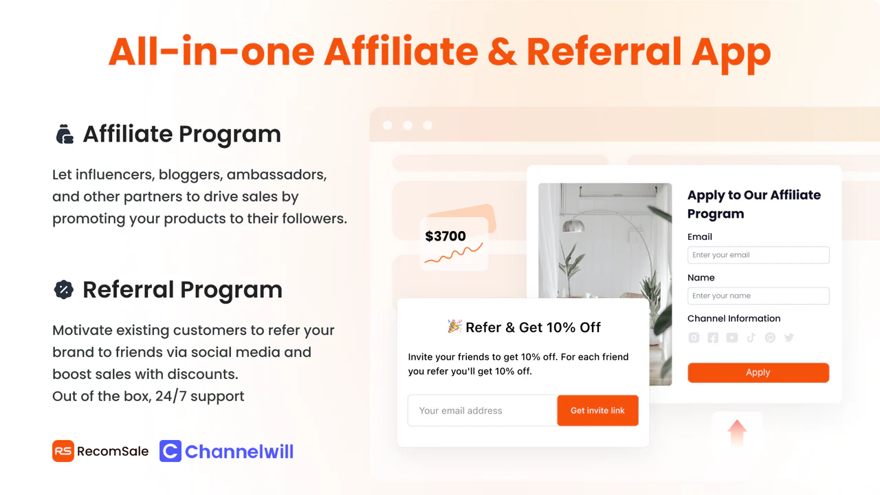 All-in-one Affiliate & Referral App