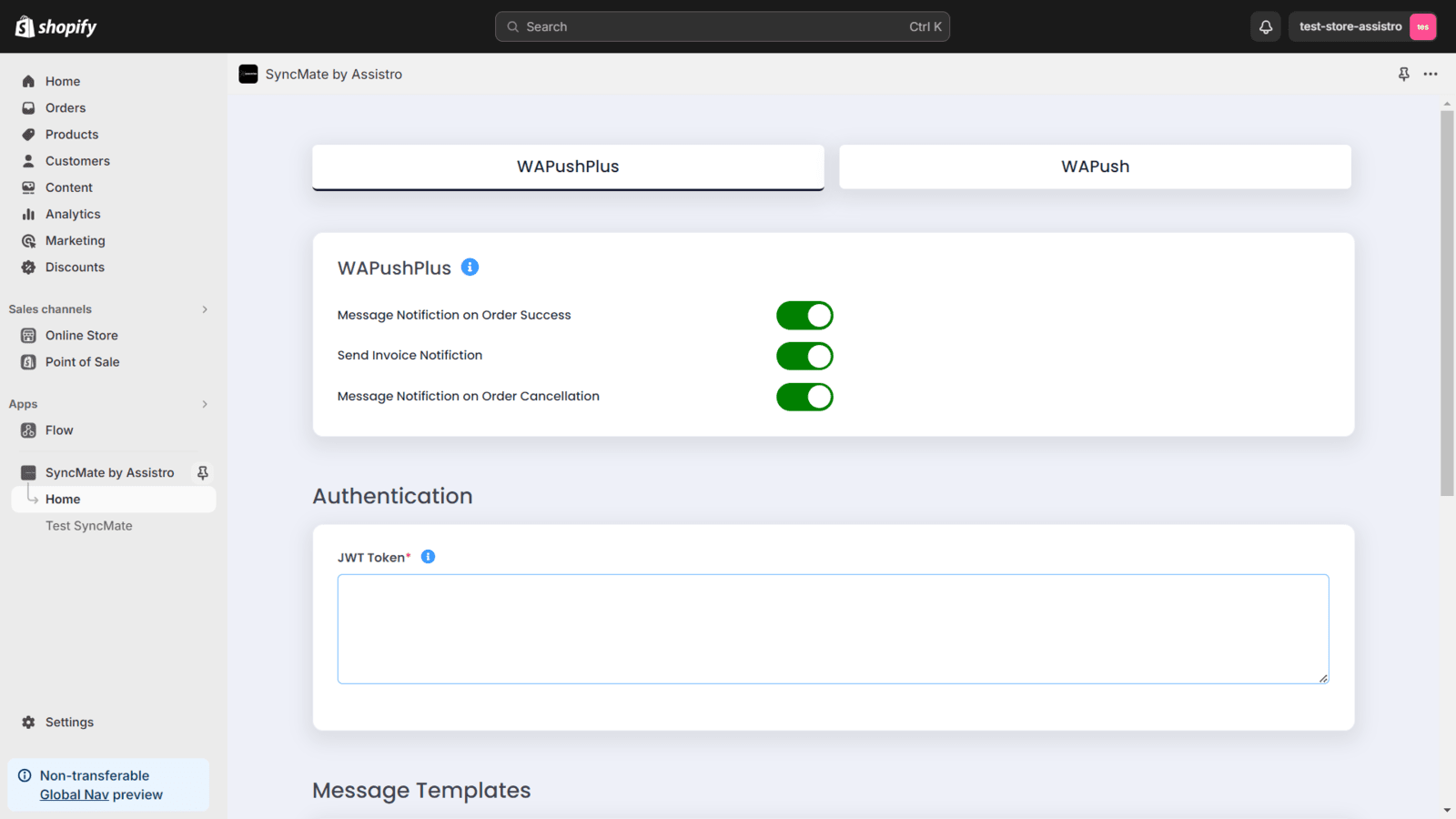 Configurer facilement la configuration des messages