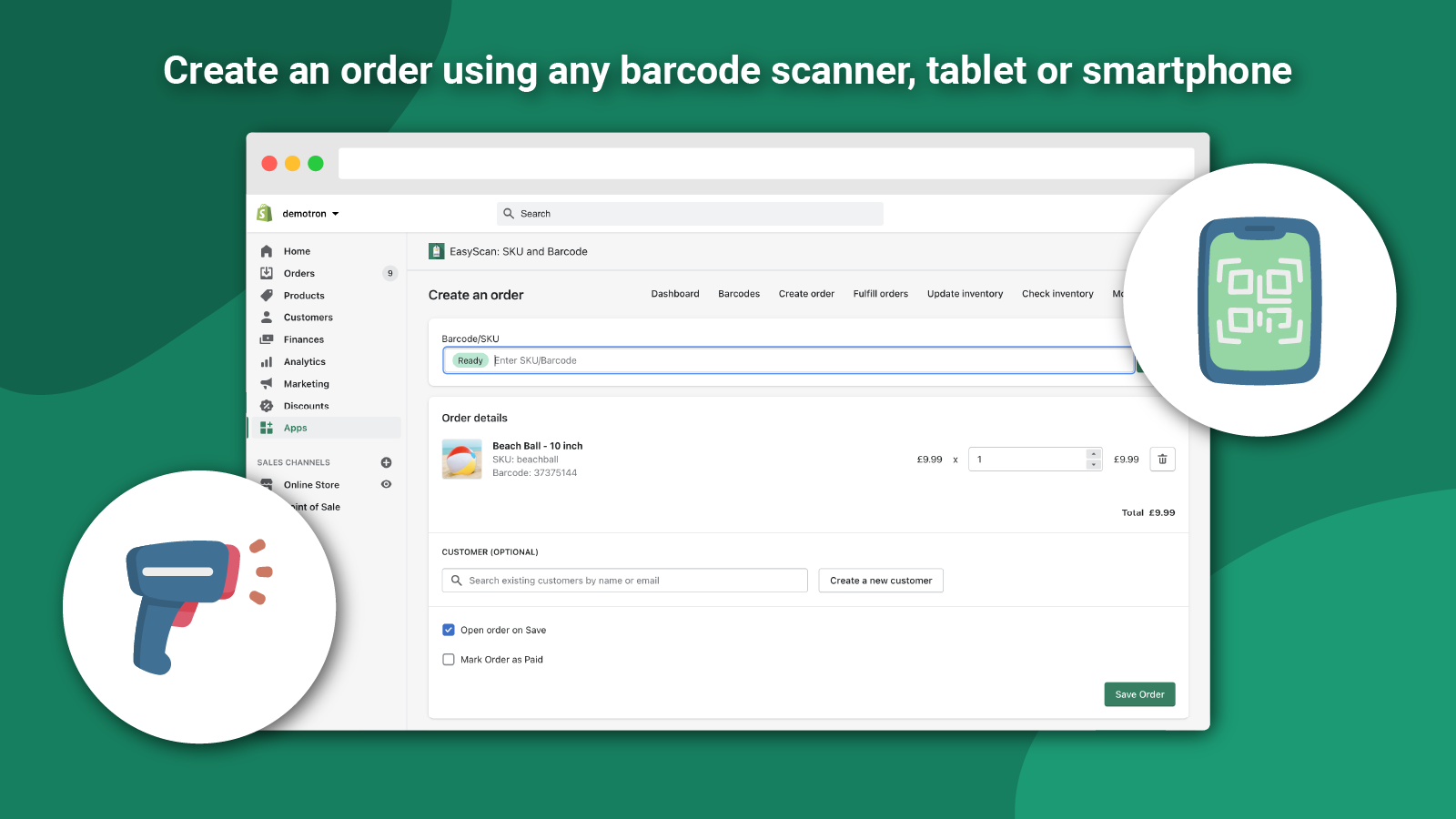 EasyScan: SKU and Barcode