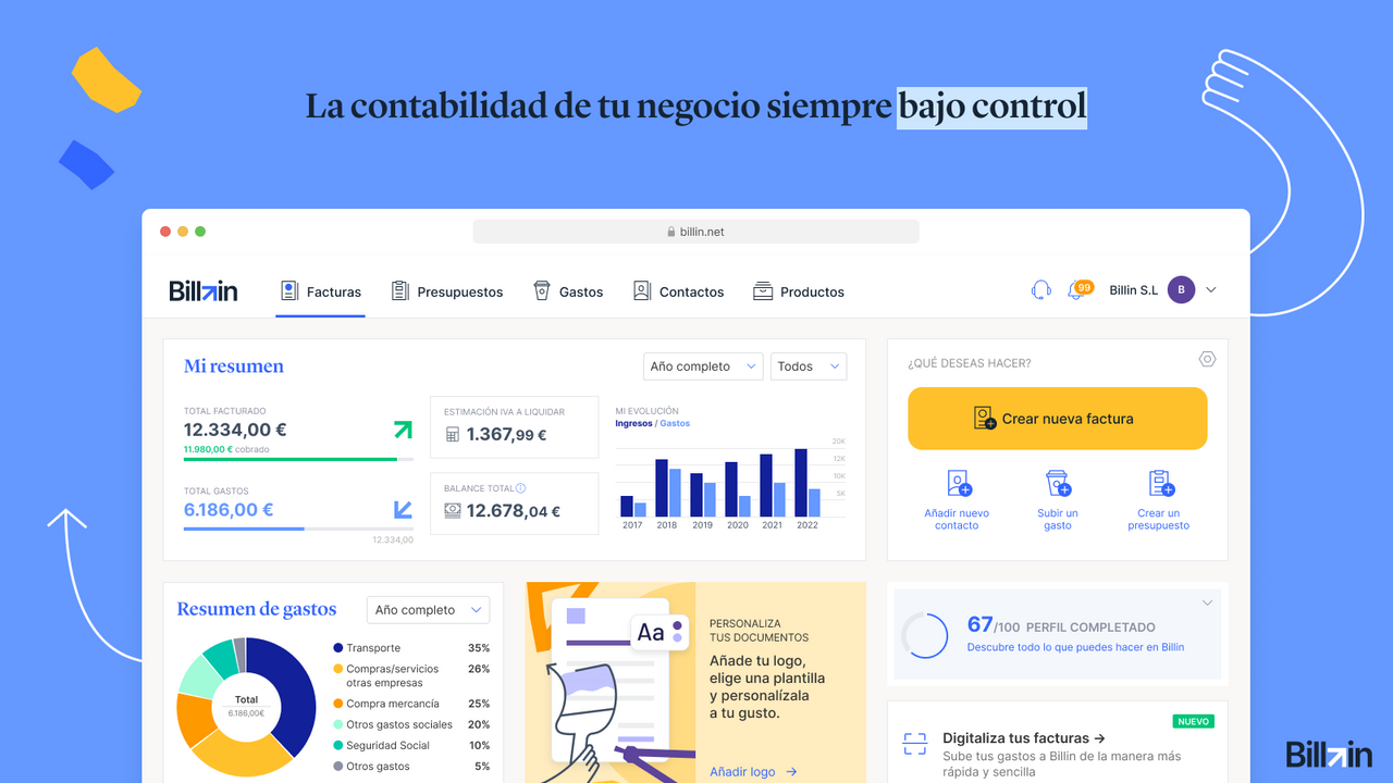 La contabilidad de tu negocio bajo control