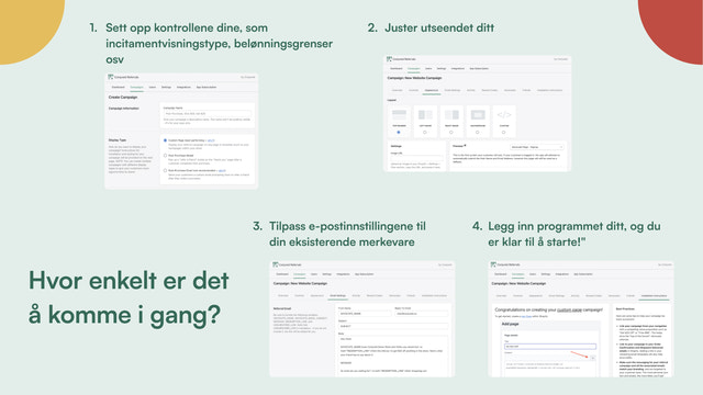 Spor suksess og optimaliser kampanjer på analysetavlen.