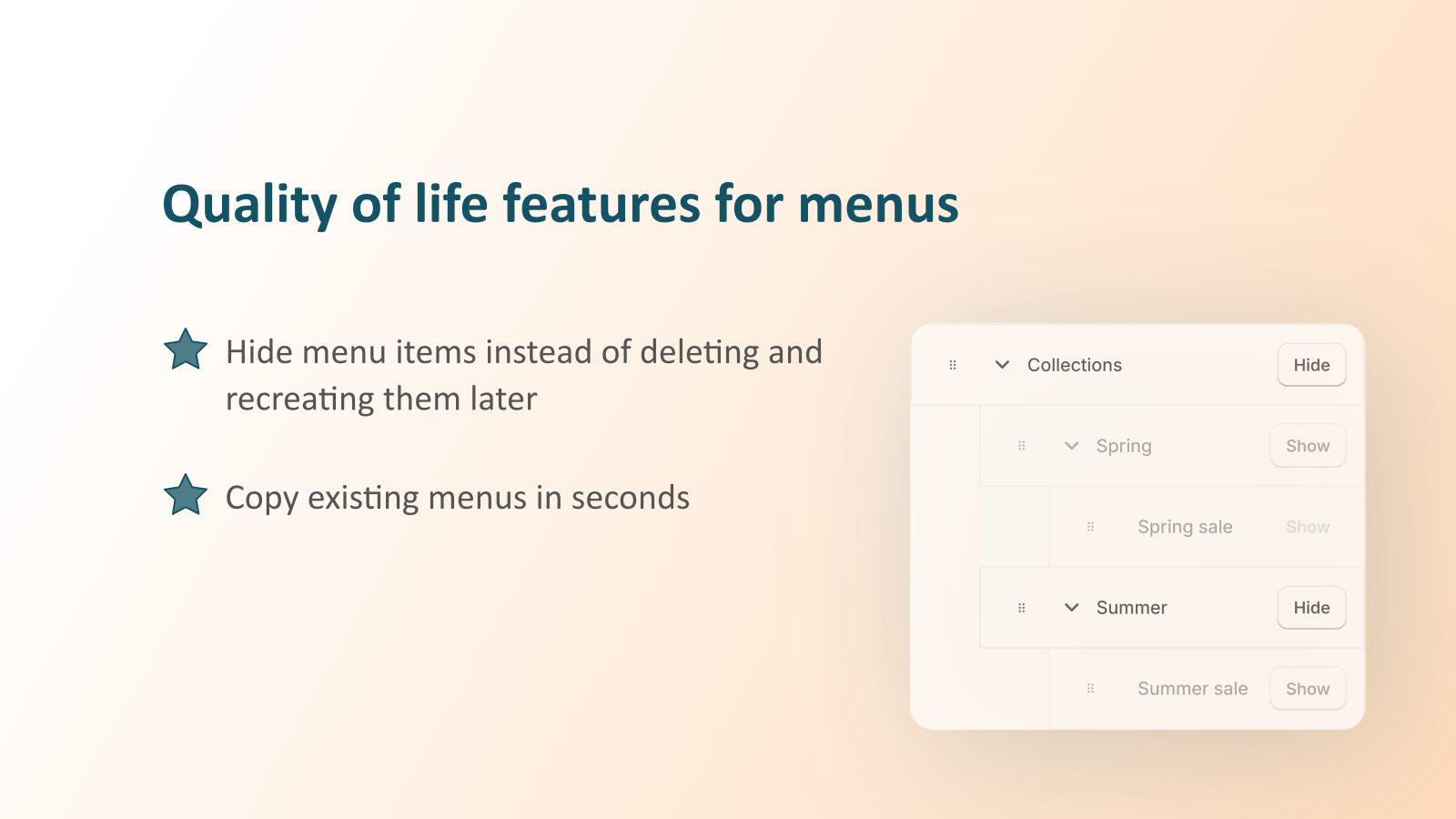 MenuQoL: Hide & Copy Menus Screenshot