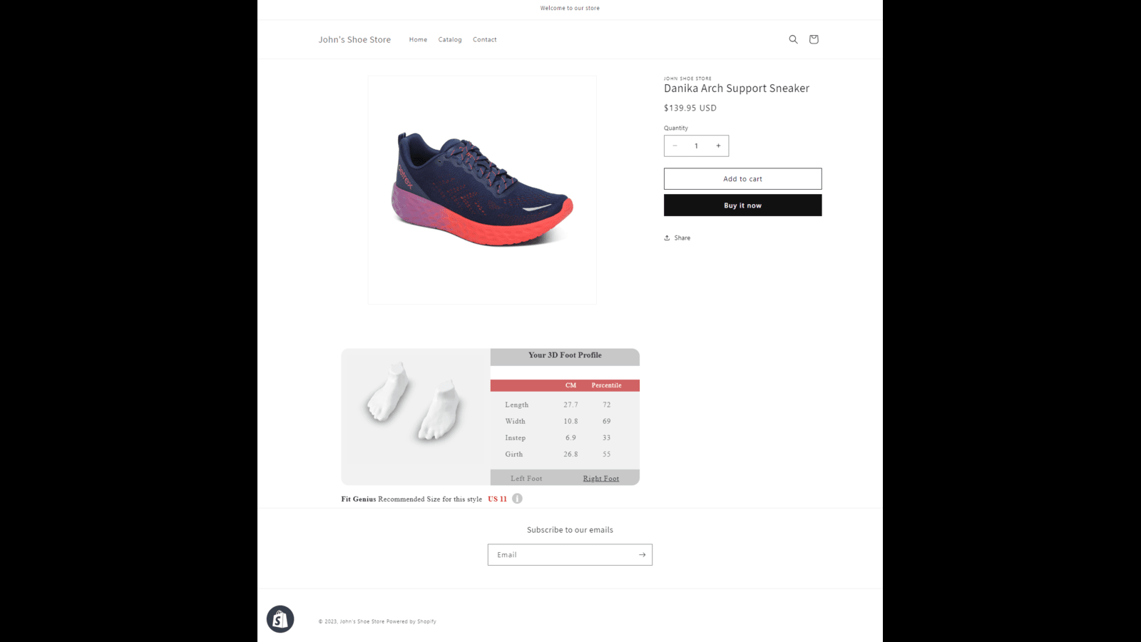 product details page