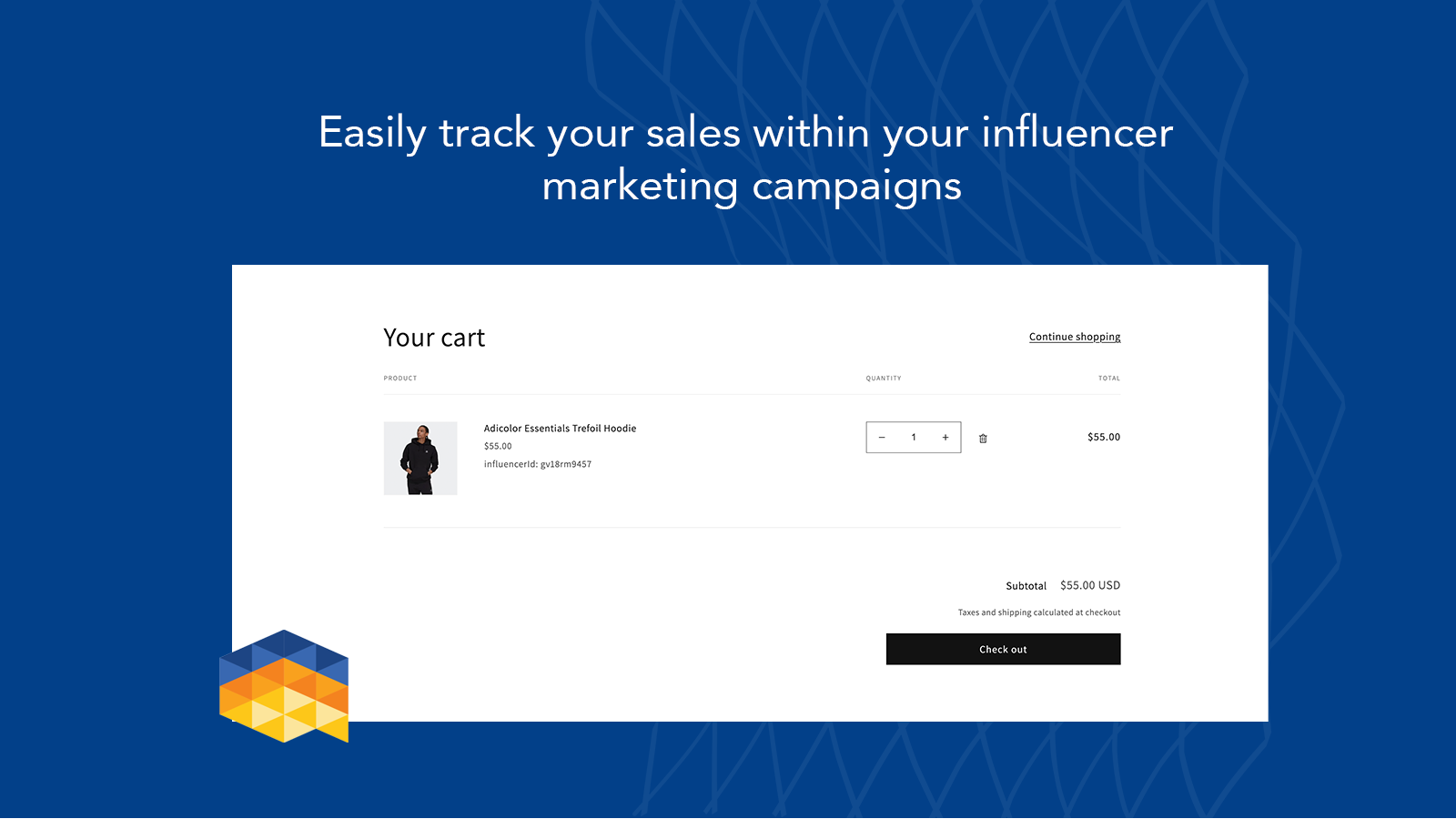 Easily track your sales within your influencer marketing campaig