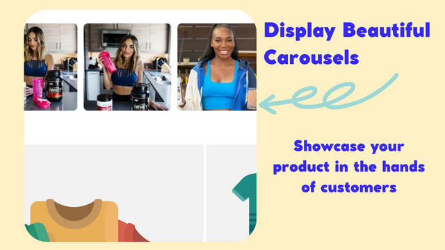 Display stunning testimonial carousels