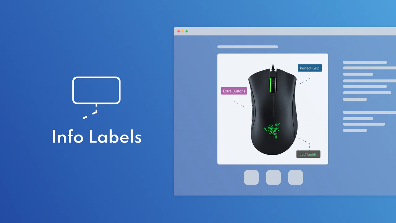Augmentez les conversions avec des étiquettes d'information facilement personnalisables