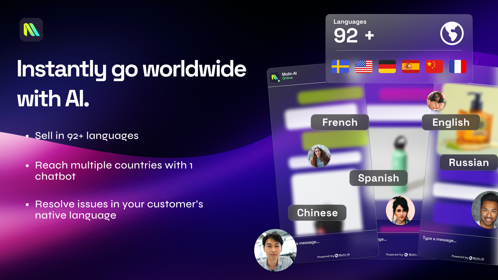 Instantly go worldwide with AI