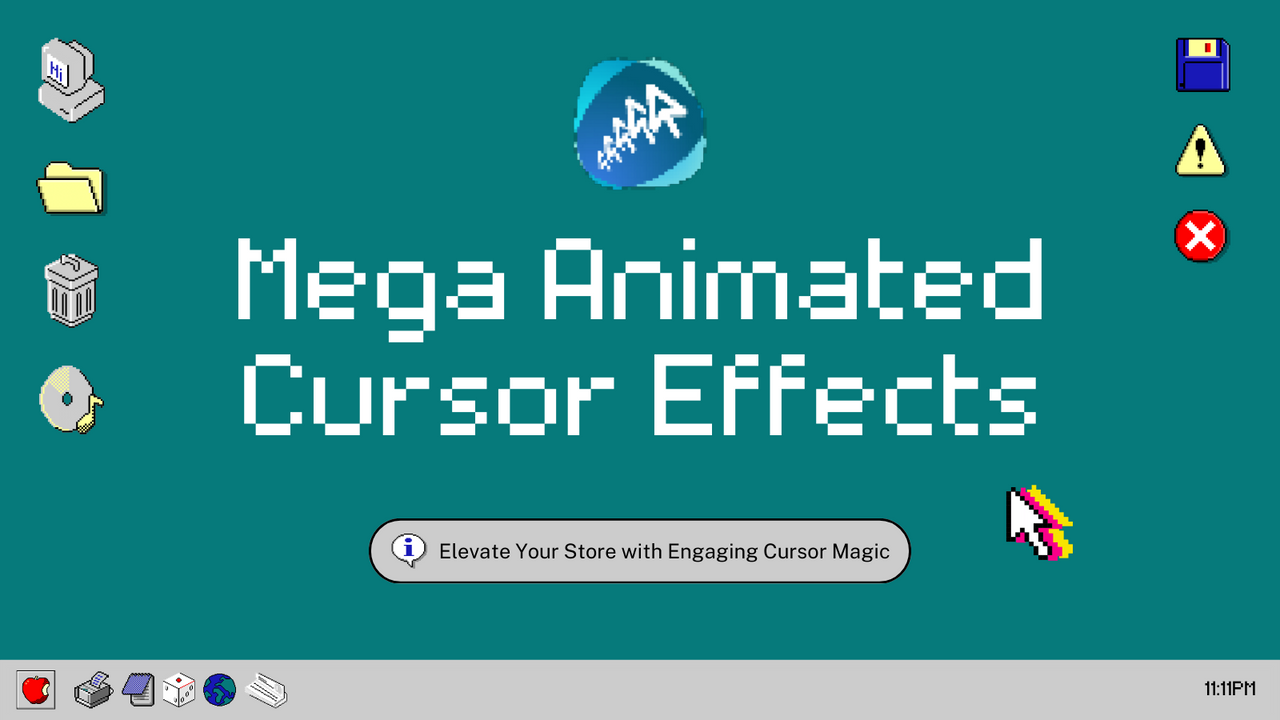 Mega Animados Cursor Effectos: Capta la Atención Cursores Magia