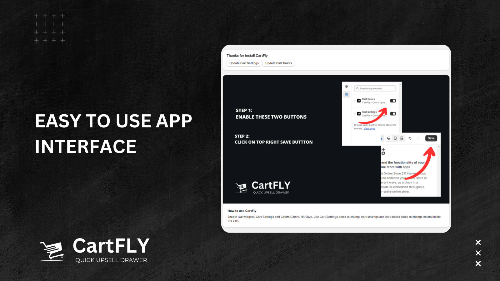 Capture d'écran de l'interface de l'application